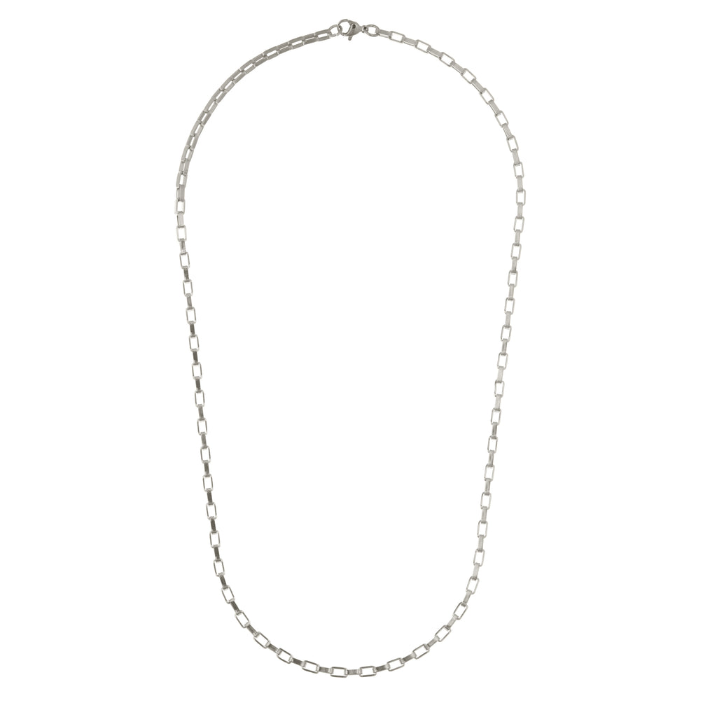 Square hot sale chain necklace