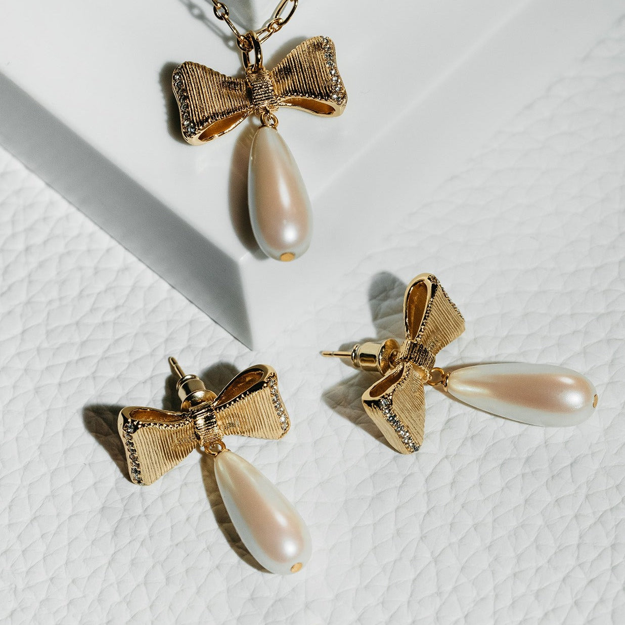 Vintage ＊ brand pearl earring set - アクセサリー