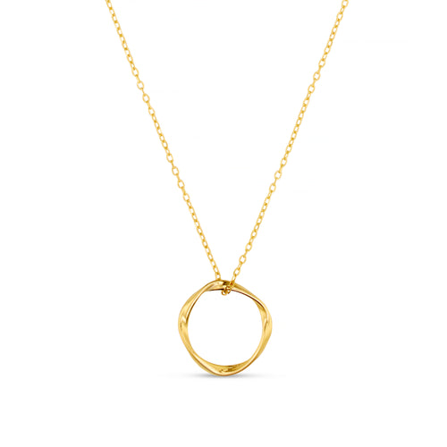 Gold Oval Necklace, Gold Filled shops Chain, Circle Chain, Organic Shape