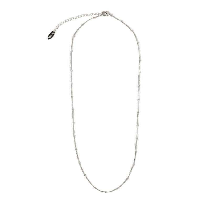 Satellite Chain Silver Necklace - Short
