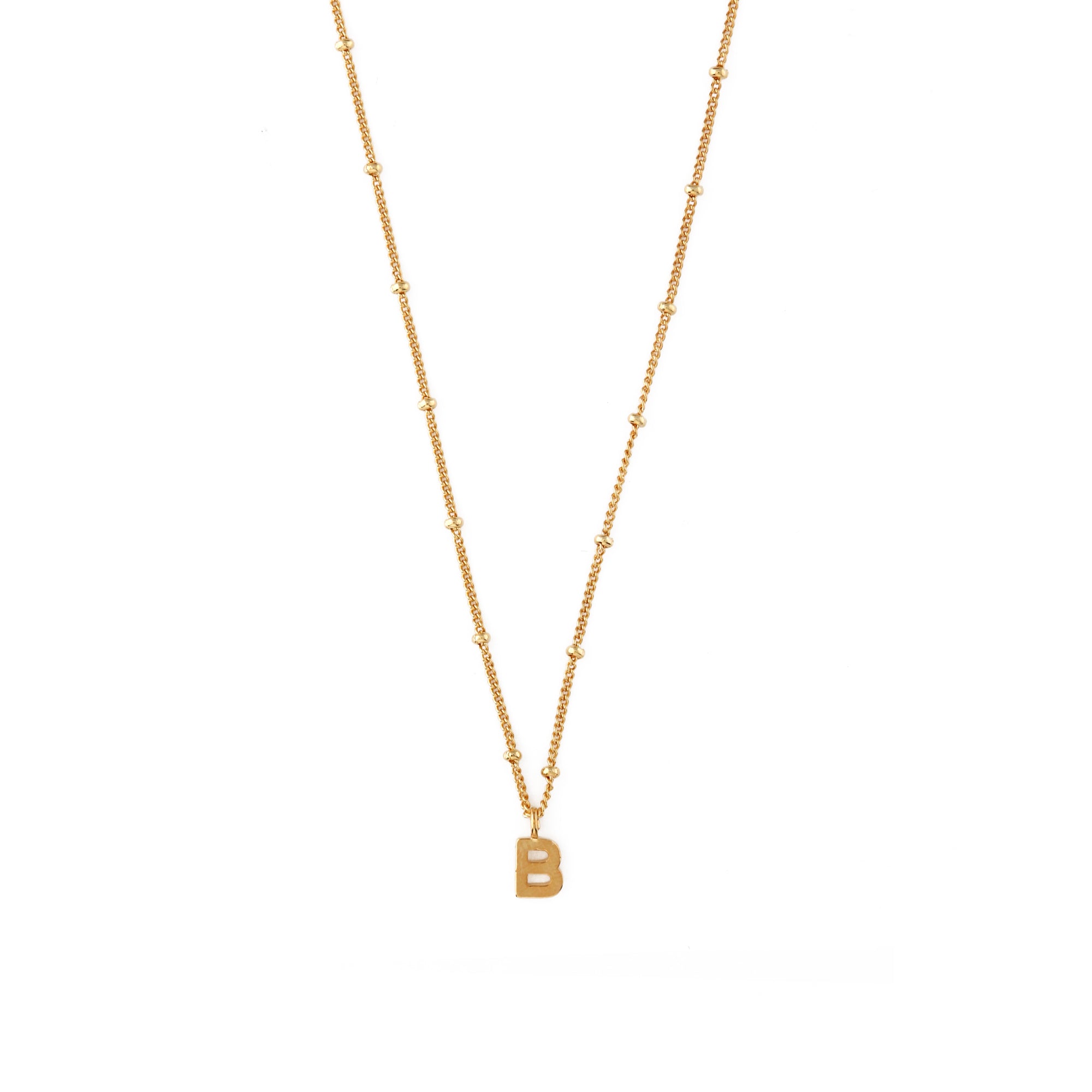 Initial Necklace | Gold Initial Necklace | Letter Necklace | Orelia