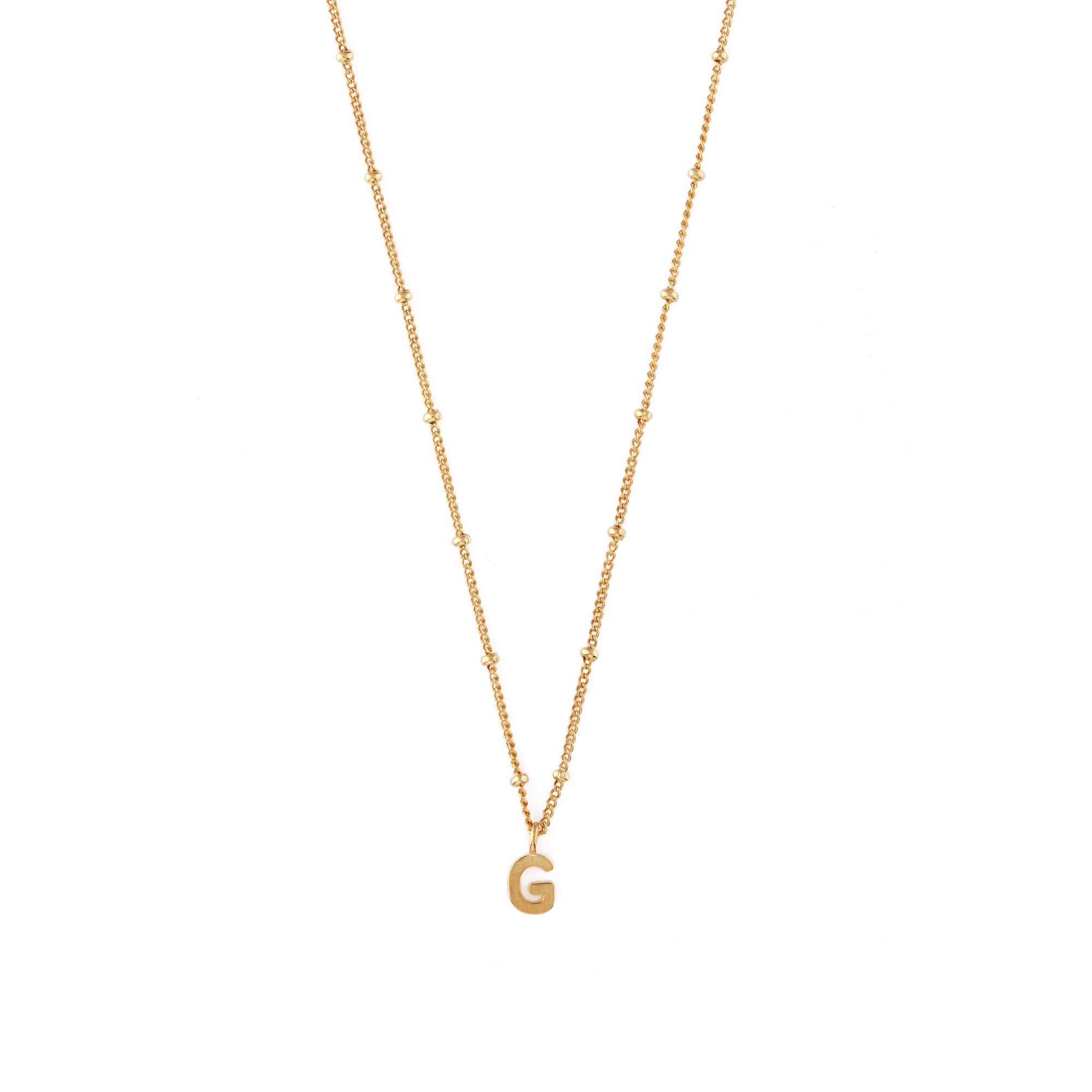 London Manori GOLD INITIAL 2024 A NECKLACE