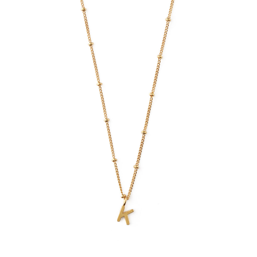 Orelia 2025 letter necklace