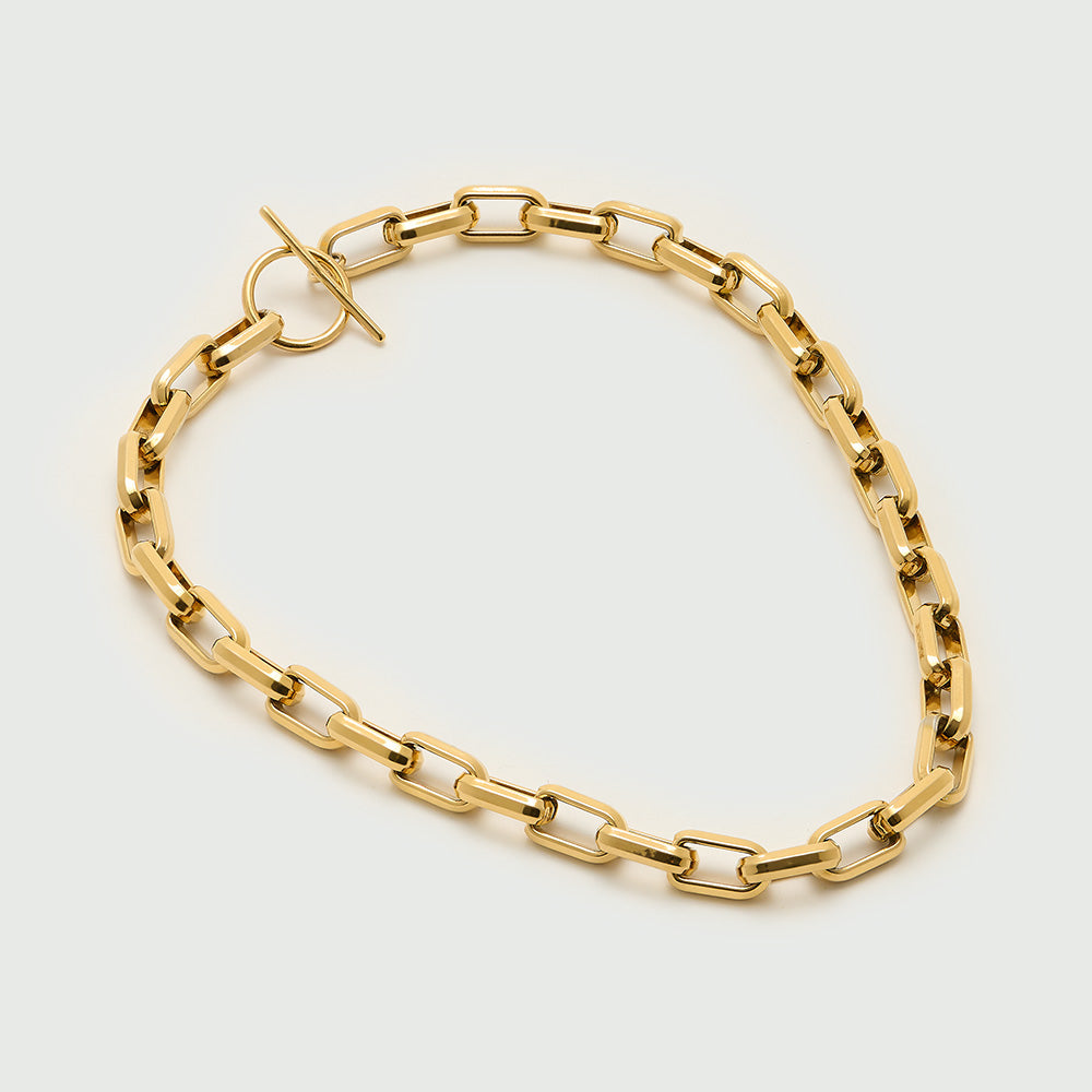 Ottega london gold 2025 bar necklace