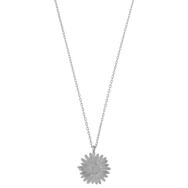 Metal on sale flower necklace