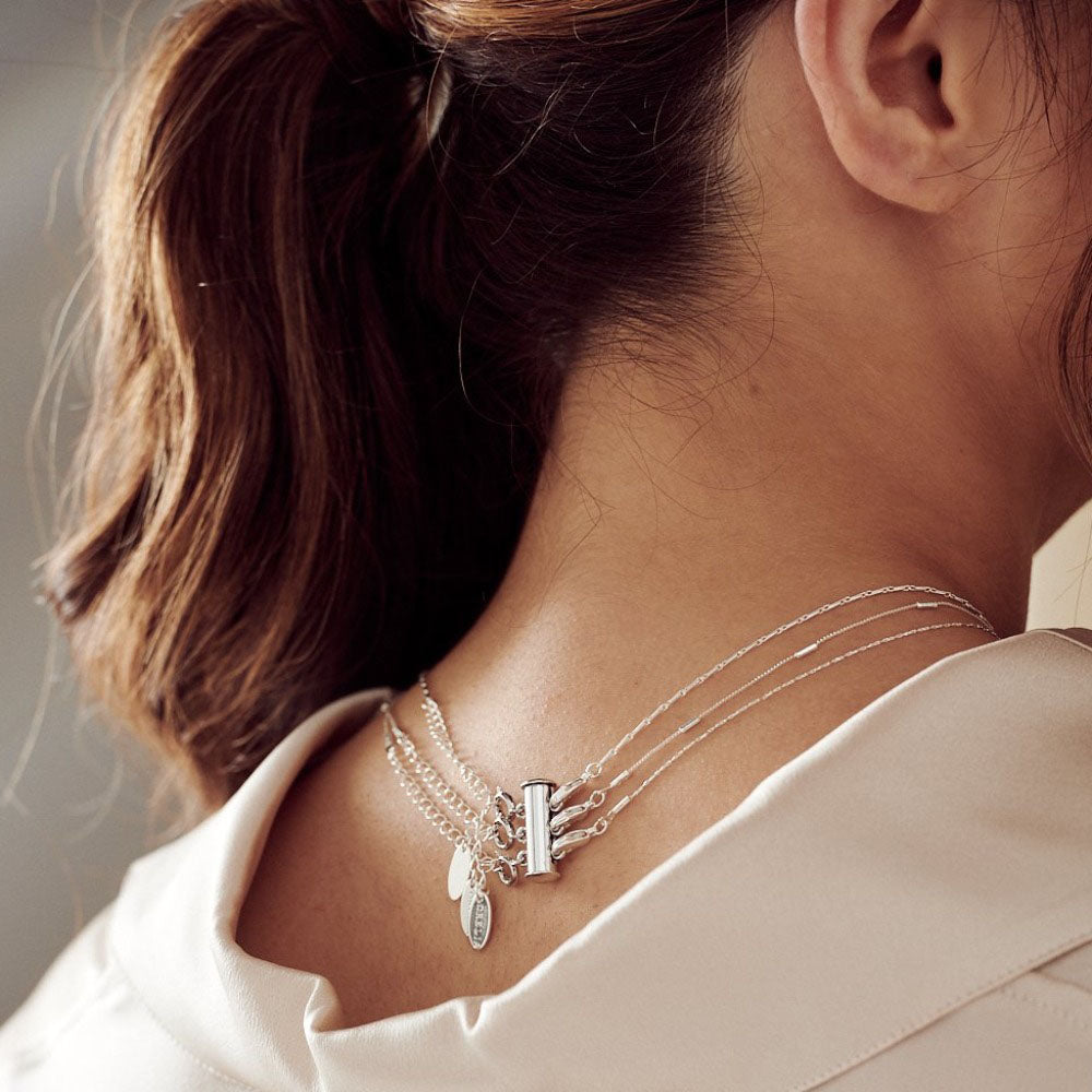 Sterling Silver Layered Necklace Set By Lulu + Belle |  notonthehighstreet.com