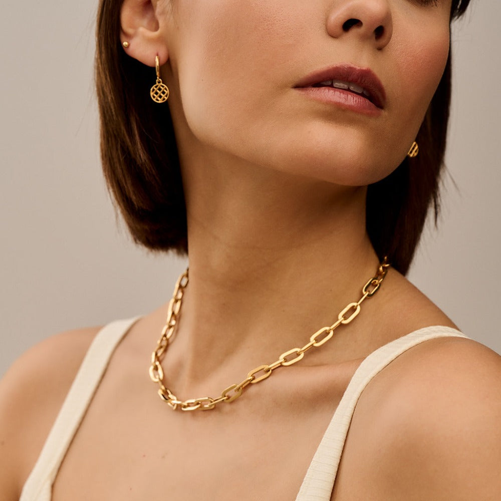 Gold & Silver Chunky Necklaces | Monica Vinader