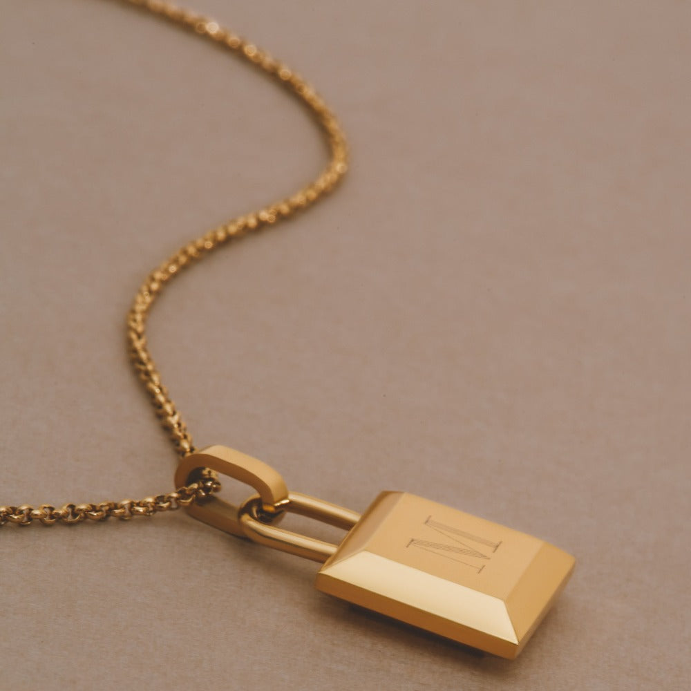 Orelia padlock store necklace